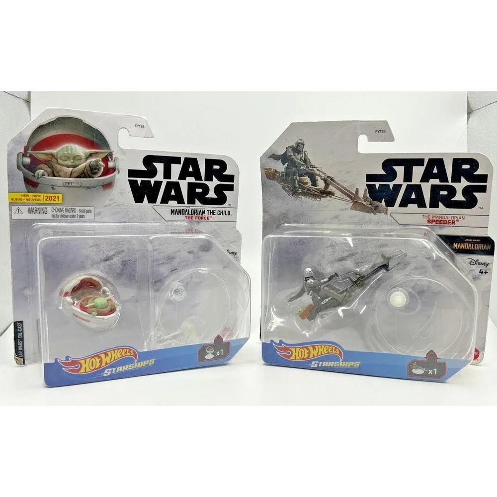 Star Wars Hot Wheels Set Of Two Mandalorian 